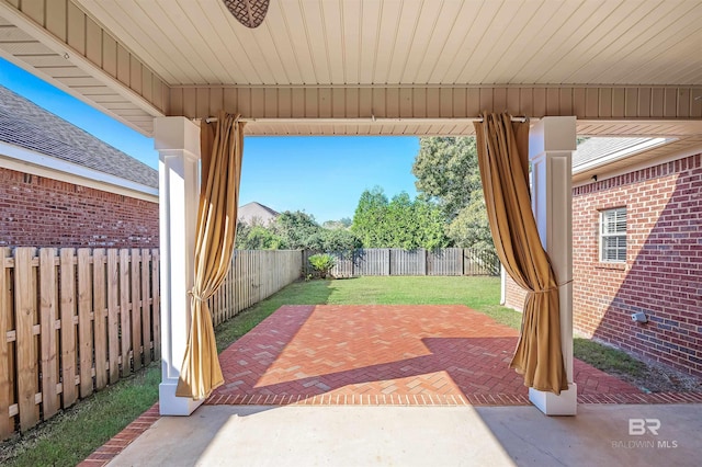 view of patio