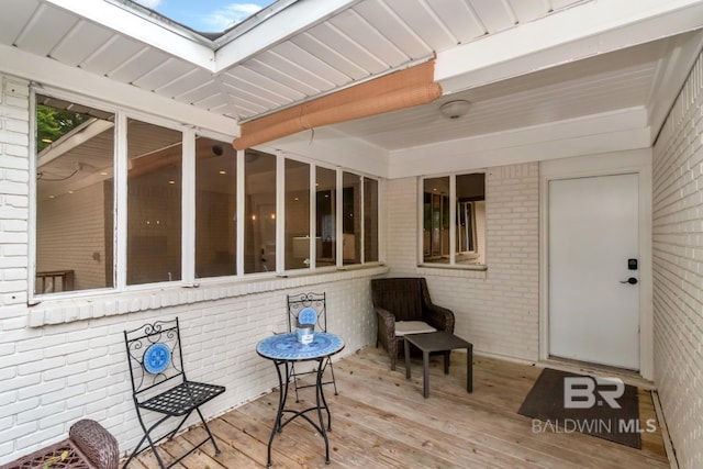 1 Elizabeth Pl, Mobile, AL 36606 - view of wooden deck