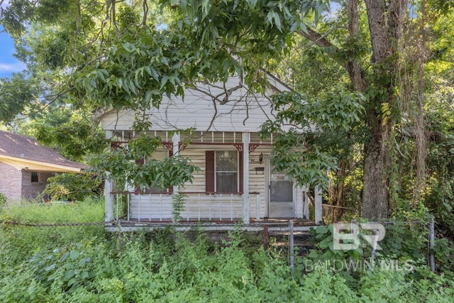 1310 Hercules St, Mobile, AL 36603 - view of front of house with covered porch