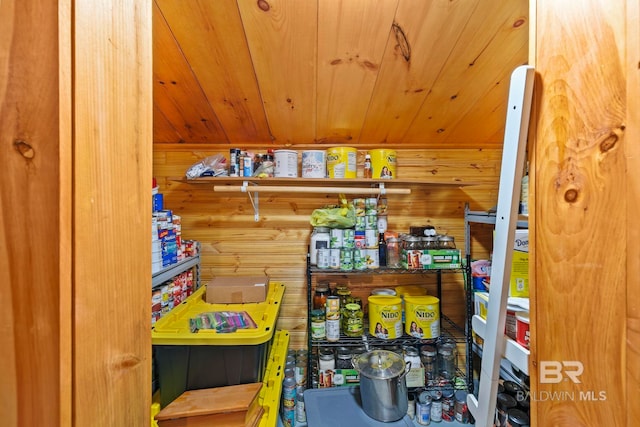 view of pantry