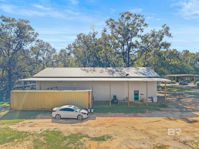 view of side of property