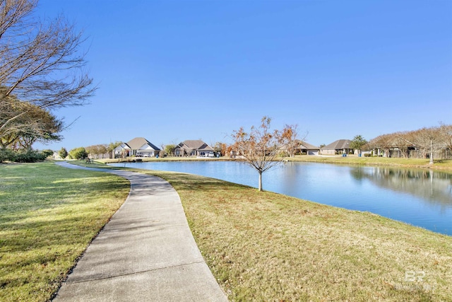 property view of water