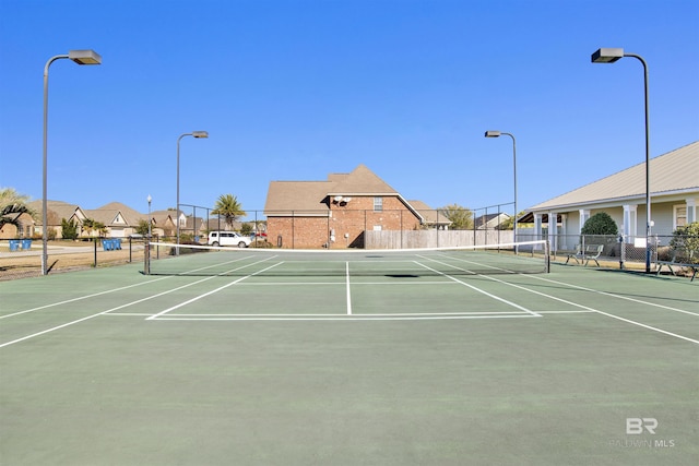 view of sport court