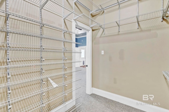 view of storage room