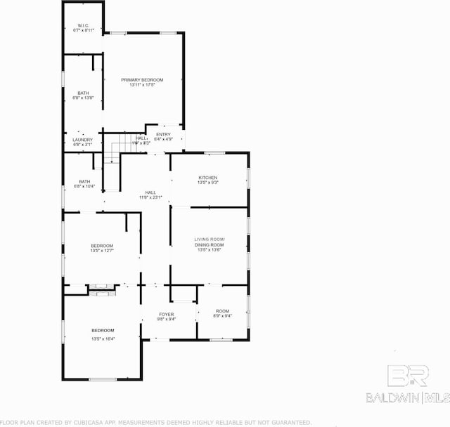 361 Regina Ave, Mobile, AL 36604 - floor plan