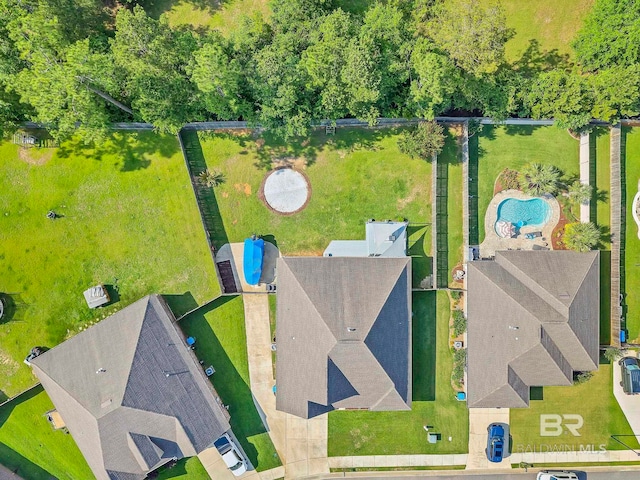30635 Drayton Ct, Spanish Fort, AL 36527 - bird's eye view of a pool area
