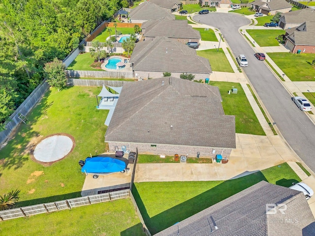 30635 Drayton Ct, Spanish Fort, AL 36527 - aerial view of residential area featuring a pool