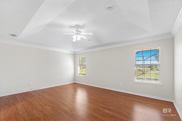 421 Collinwood Loop, Foley, AL 36535 - unfurnished room featuring visible vents, a ceiling fan, a textured ceiling, and wood finished floors