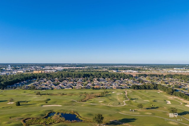 421 Collinwood Loop, Foley, AL 36535 - aerial view with a residential view, a water view, and golf course view