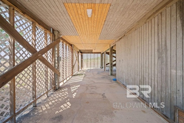 view of stable