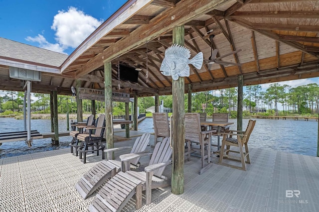 8160 Bay View Dr, Foley, AL 36535 - dock area with a water view
