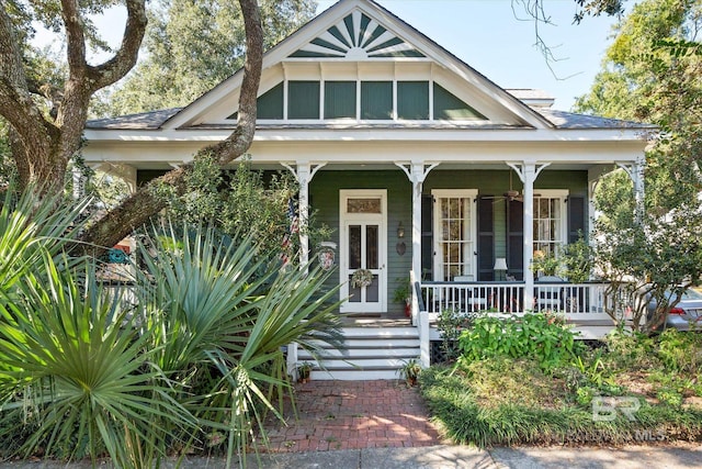 view of front of house featuring a porch