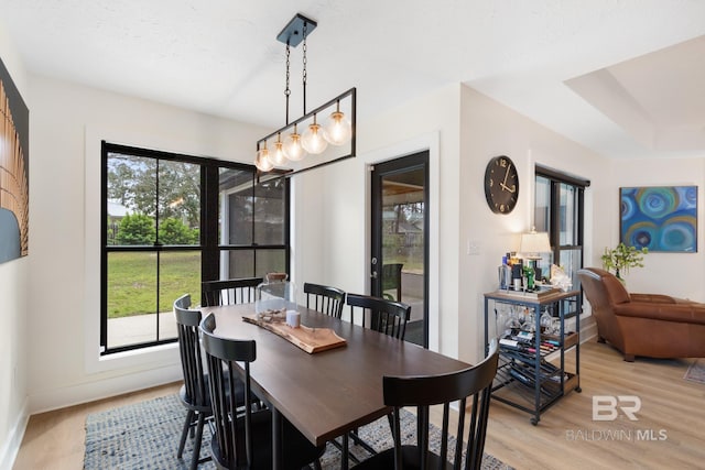 5100 Pine Way, Orange Beach, AL 36561 - dining space featuring light wood finished floors and baseboards