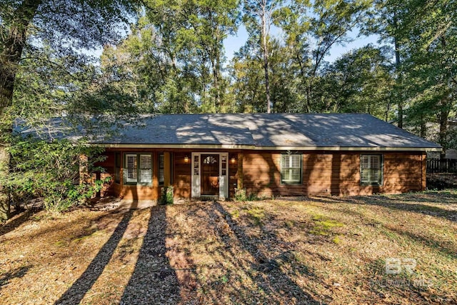 view of ranch-style house