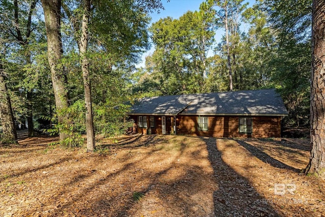 view of front of home