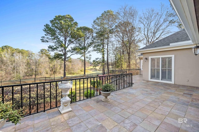 view of patio / terrace with fence