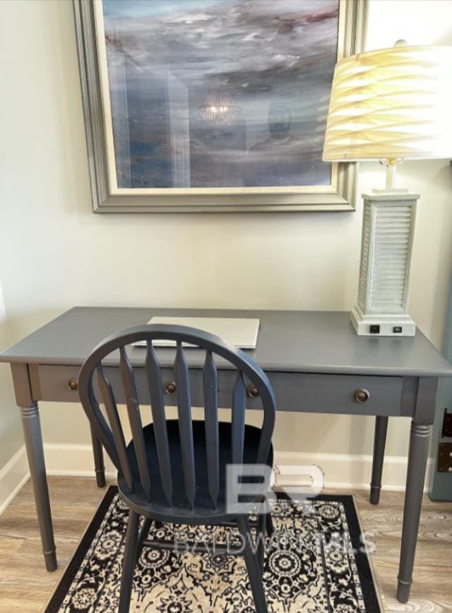 401 E Beach Blvd Unit 507, Gulf Shores, AL 36542 - office space featuring wood finished floors and baseboards