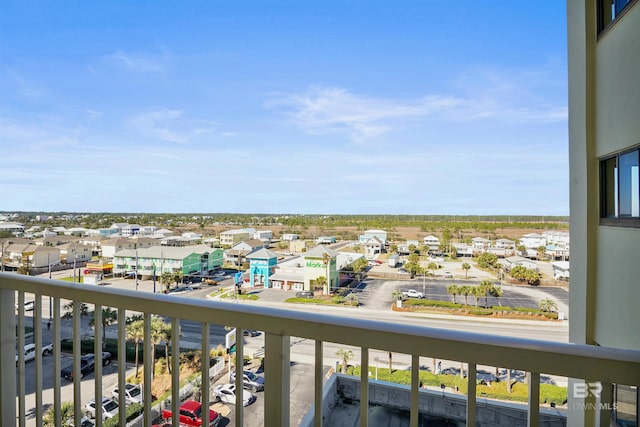 balcony featuring a residential view