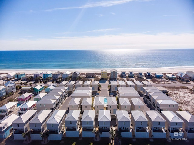 1592 W Beach Blvd, Gulf Shores, AL 36542 - birds eye view of property featuring a water view and a view of the beach