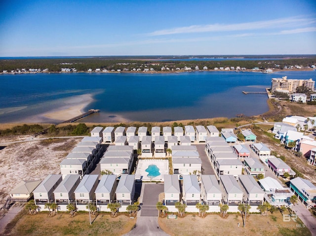 1592 W Beach Blvd, Gulf Shores, AL 36542 - bird's eye view featuring a water view