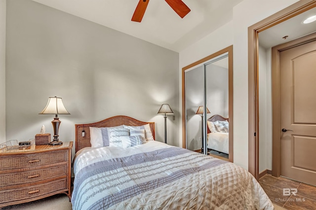 1430 Regency Rd Unit C201, Gulf Shores, AL 36542 - bedroom featuring a closet and a ceiling fan