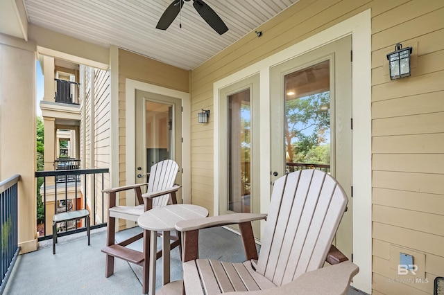 1430 Regency Rd Unit C201, Gulf Shores, AL 36542 - balcony featuring ceiling fan