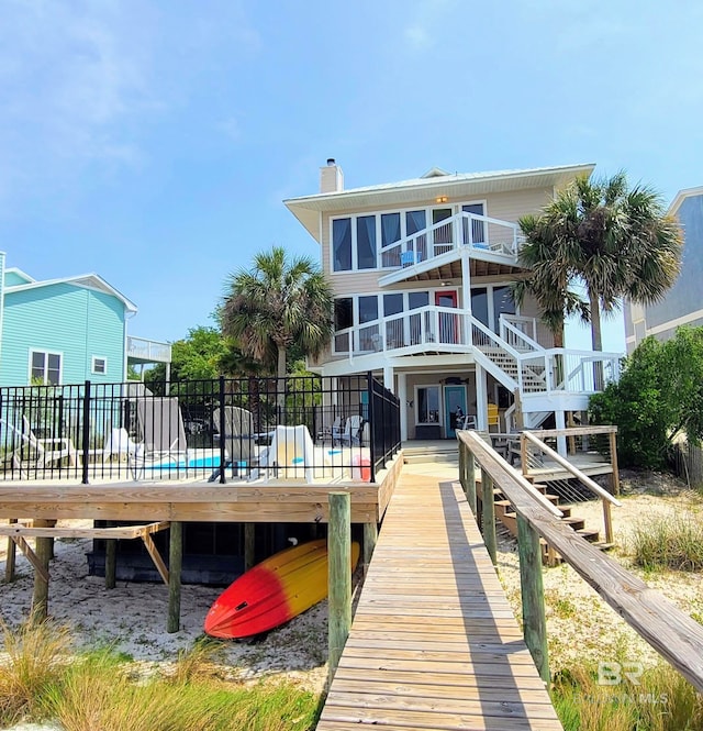 view of rear view of house