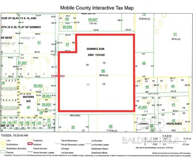 0 Firetower Rd, Semmes AL, 36575 land for sale