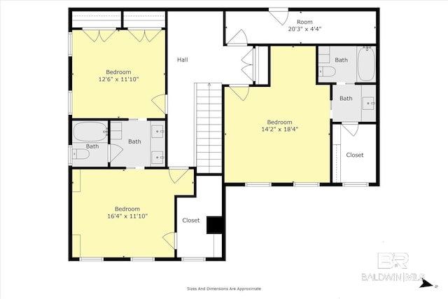 107 Fielding Pl, Mobile, AL 36608 - property floor plan