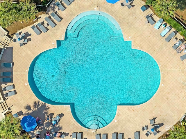 view of pool