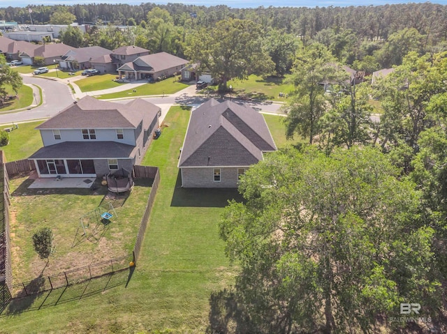 7056 Stone Chase Ln, Gulf Shores, AL 36542 - bird's eye view with a view of trees and a residential view