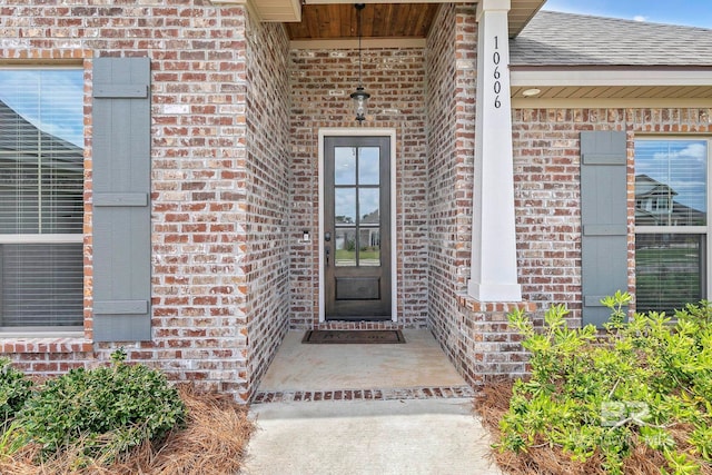 10606 Secretariat Blvd, Daphne, AL 36526 - doorway to property with brick siding and a shingled roof