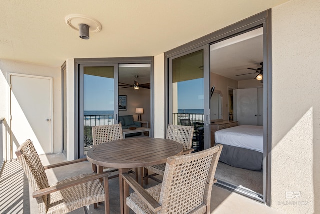 24230 Perdido Beach Blvd Unit 3014, Orange Beach, AL 36561 - sunroom / solarium with ceiling fan