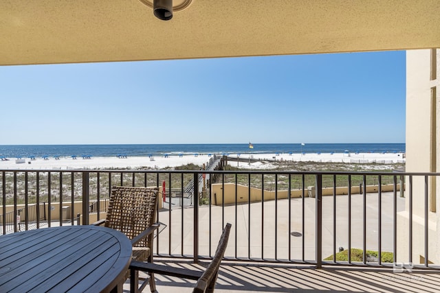 24230 Perdido Beach Blvd Unit 3014, Orange Beach, AL 36561 - balcony featuring view of water and beach