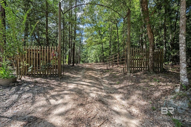 view of road