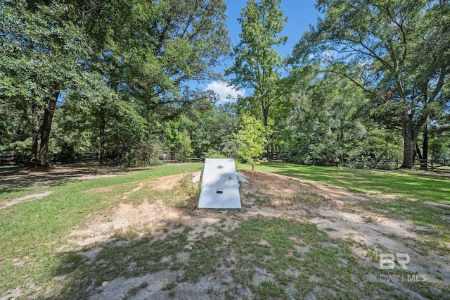 view of entry to storm shelter