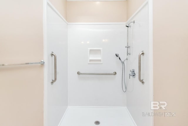 full bath with a shower