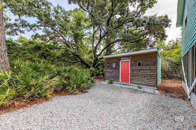 view of outbuilding