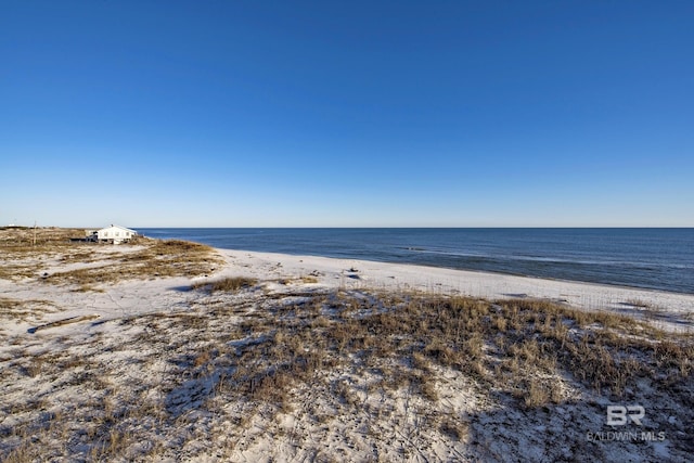 water view with a beach view