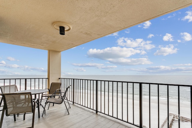 24160 Perdido Beach Blvd Unit 2073, Orange Beach, AL 36561 - balcony with a water view and a view of the beach