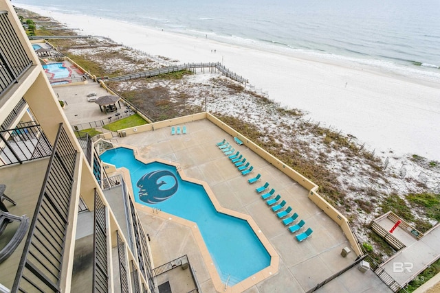 24160 Perdido Beach Blvd Unit 2073, Orange Beach, AL 36561 - birds eye view of property featuring a water view and a view of the beach