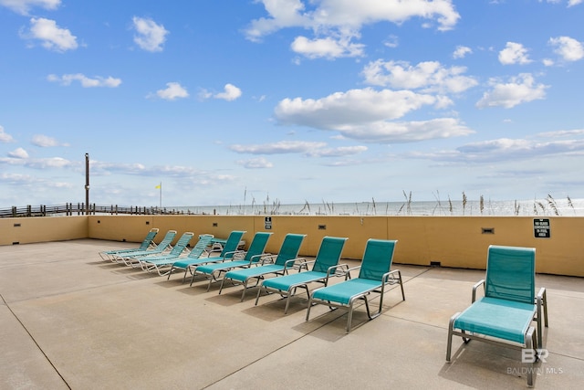 24160 Perdido Beach Blvd Unit 2073, Orange Beach, AL 36561 - view of patio with a water view