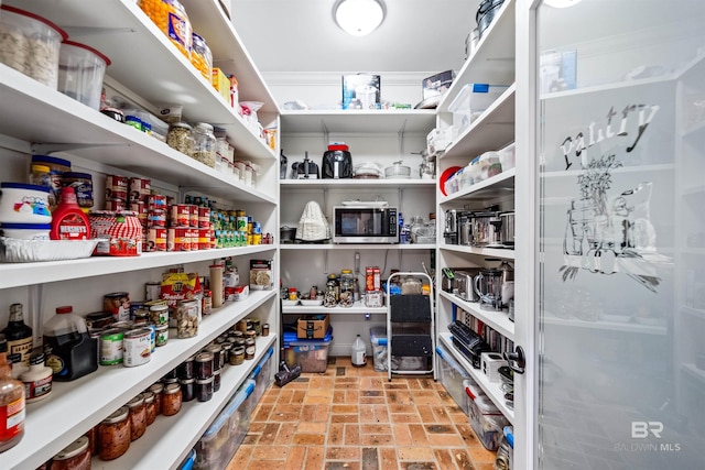 view of pantry