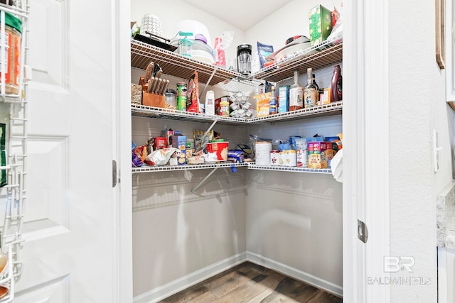 view of pantry