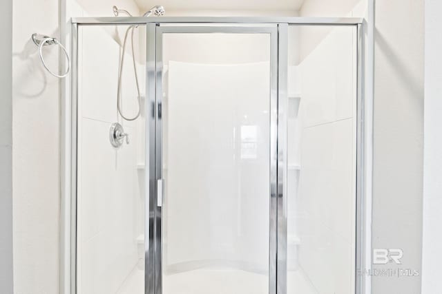 bathroom with an enclosed shower