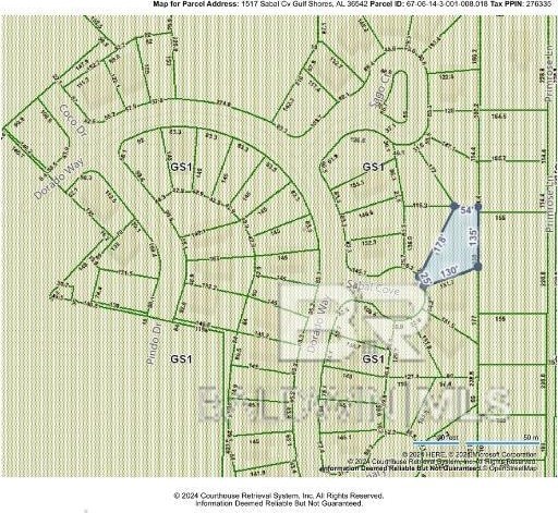 1517 Sabal Cv, Gulf Shores AL, 36542 land for sale