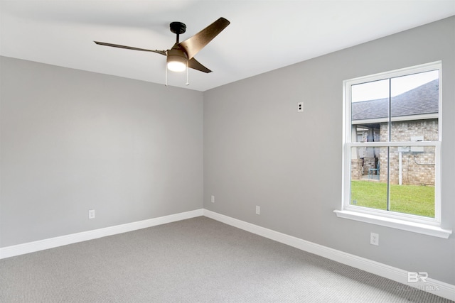 16529 Cold Mill Loop, Foley, AL 36535 - unfurnished room with a ceiling fan and carpet flooring