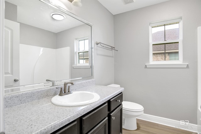 16529 Cold Mill Loop, Foley, AL 36535 - bathroom with vanity and wood finished floors