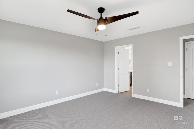 16529 Cold Mill Loop, Foley, AL 36535 - unfurnished bedroom featuring carpet and ceiling fan