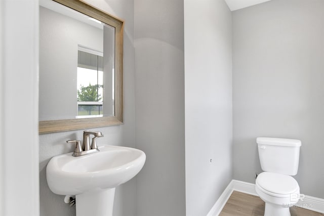 16529 Cold Mill Loop, Foley, AL 36535 - half bath featuring toilet and wood finished floors